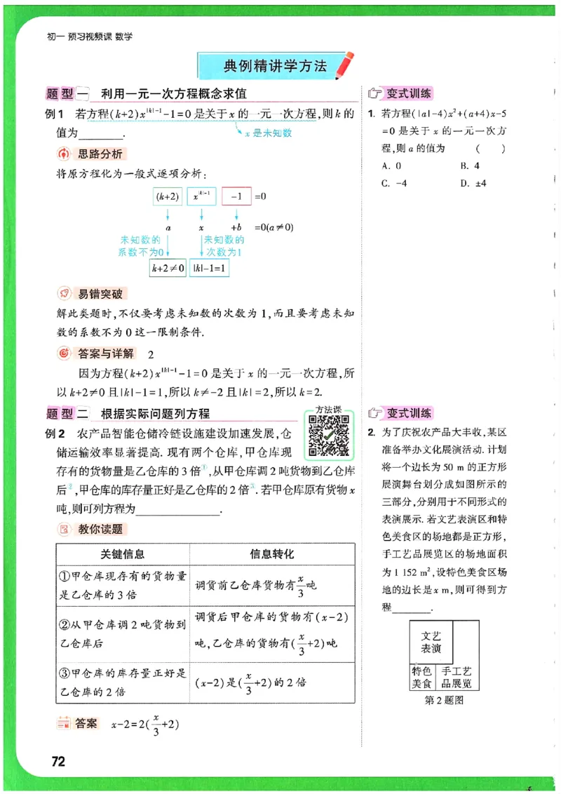 万唯《初一预习视频课》数学_2026万唯系列预习复习_2025版《万唯初中预习视频课》789年级上册多版本_2025版万唯新初一预习视频课数学人教版