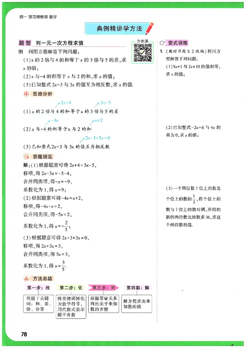 万唯《初一预习视频课》数学_2026万唯系列预习复习_2025版《万唯初中预习视频课》789年级上册多版本_2025版万唯新初一预习视频课数学人教版