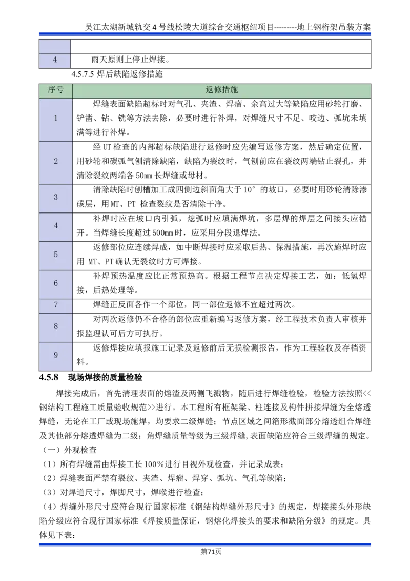 吴江交通枢纽项目地上钢桁架吊装方案_2021-2023年优秀施组方案_施工方案_方案04-苏州吴江松陵大道综合交通枢纽项目-地上钢桁架吊装方案