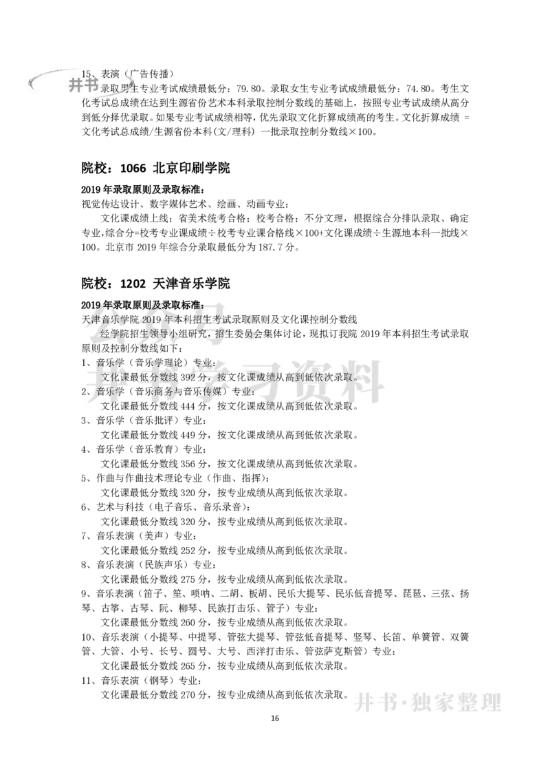 2019年在京艺术类本科专业招生录取情况统计汇编（独家整理）_1.高考2025全国各省真题+答案_必看高考志愿填报价值2999_高考志愿填报_05-北京_北京高考录取数据-17-23年_北京-其他资料