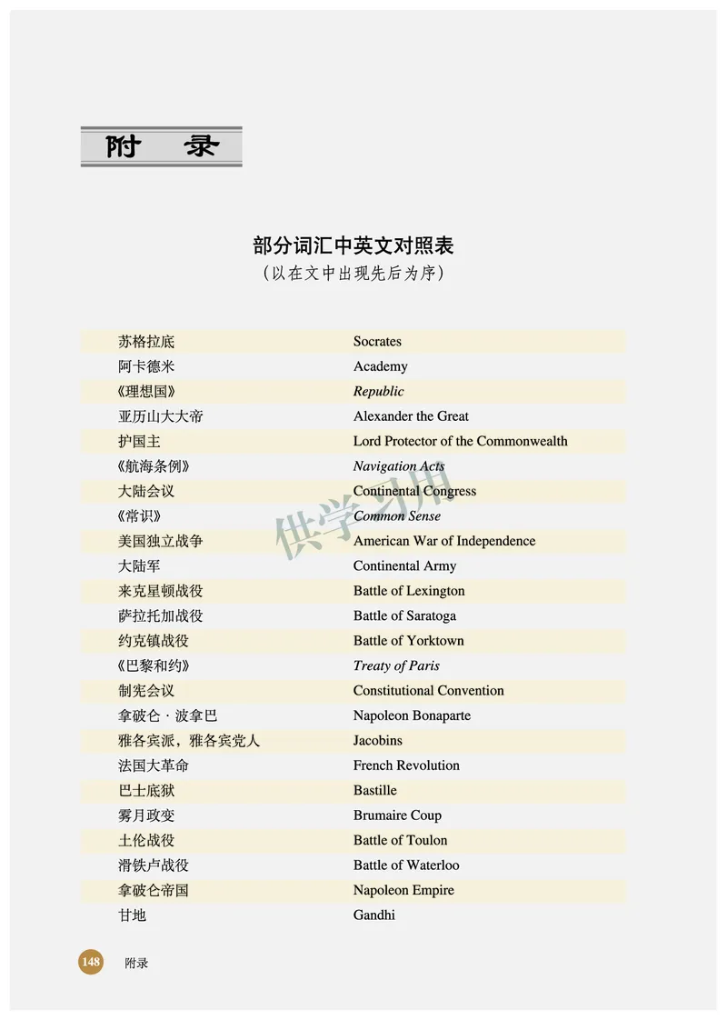 北师大版+高中历史+选修4_4-教培资料-26年最新资料-同步更新_初中高中教资_03科三专项（进去保存报考的学科即可）_02科三专项（笔记真题思维导图教学设计版本二）