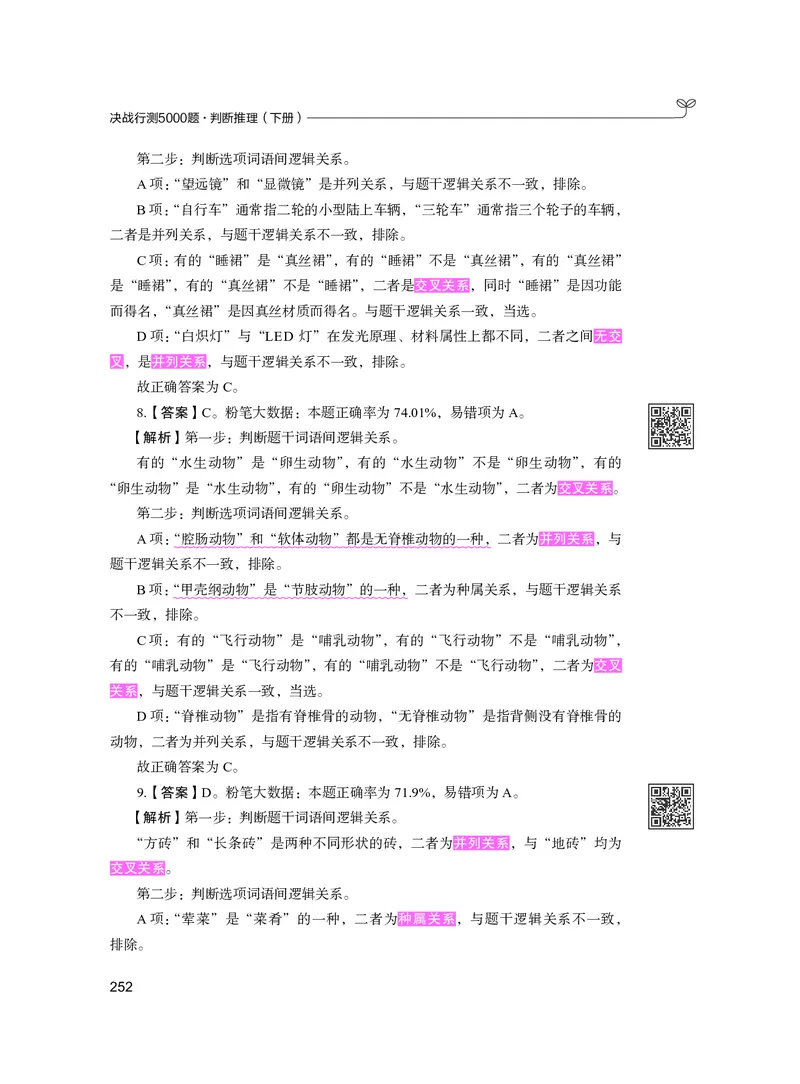 公务员考试辅导用书&middot;决战行测5000题（判断推理）（下册）2025版_26吉林考备考资料包_11省考刷题包_04决战行测5000题_行测5000题2024年6月版次
