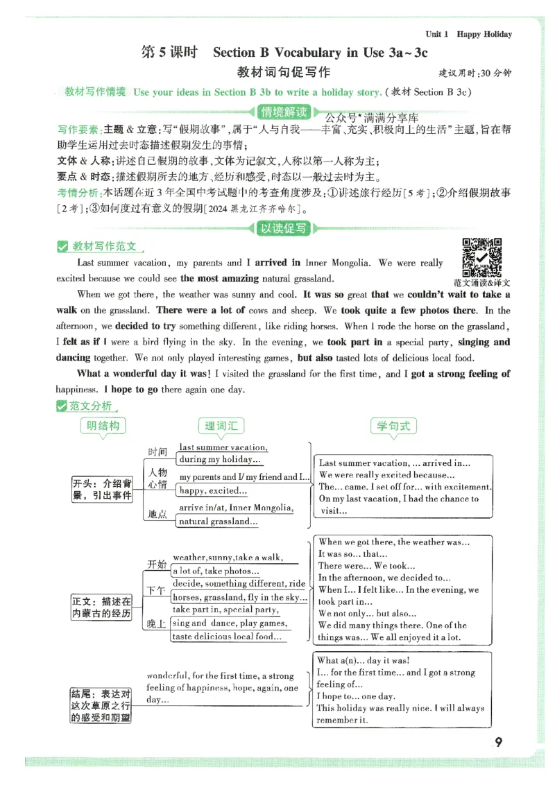 情景题与中考新考法-八英上册_2026万唯系列预习复习_2026版初中《万唯情景题》与中考新考法8年级上册（英语）