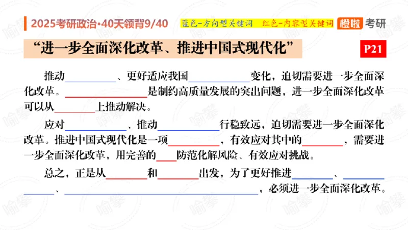 25考研政治领背DAY9（预习课件）_2026考公资料_（49）政治理论合集_政治理论合集_2025考研政治_17.橙拉_05.冲刺阶段_03.核心考点40天领背_讲义