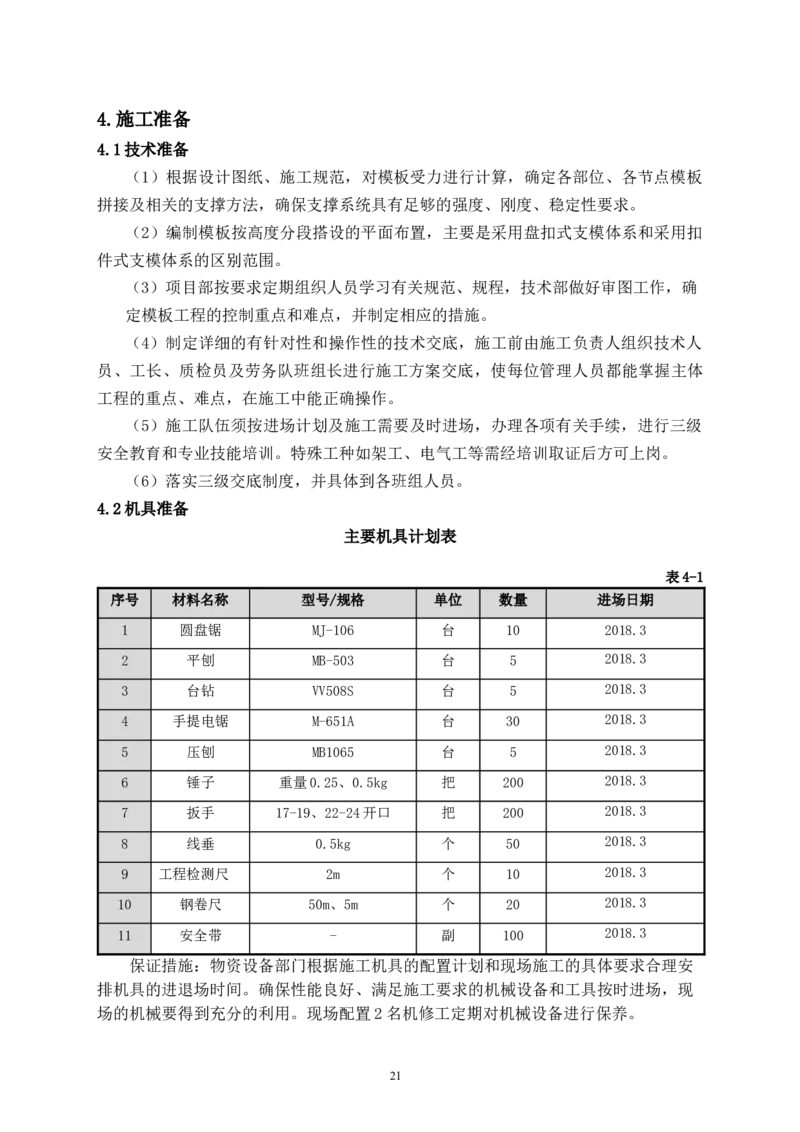 二等奖-万达茂高大模板支撑体系施工方案-一公司_2021-2023年优秀施组方案_施工方案_万达茂高大模板支撑体系施工方案