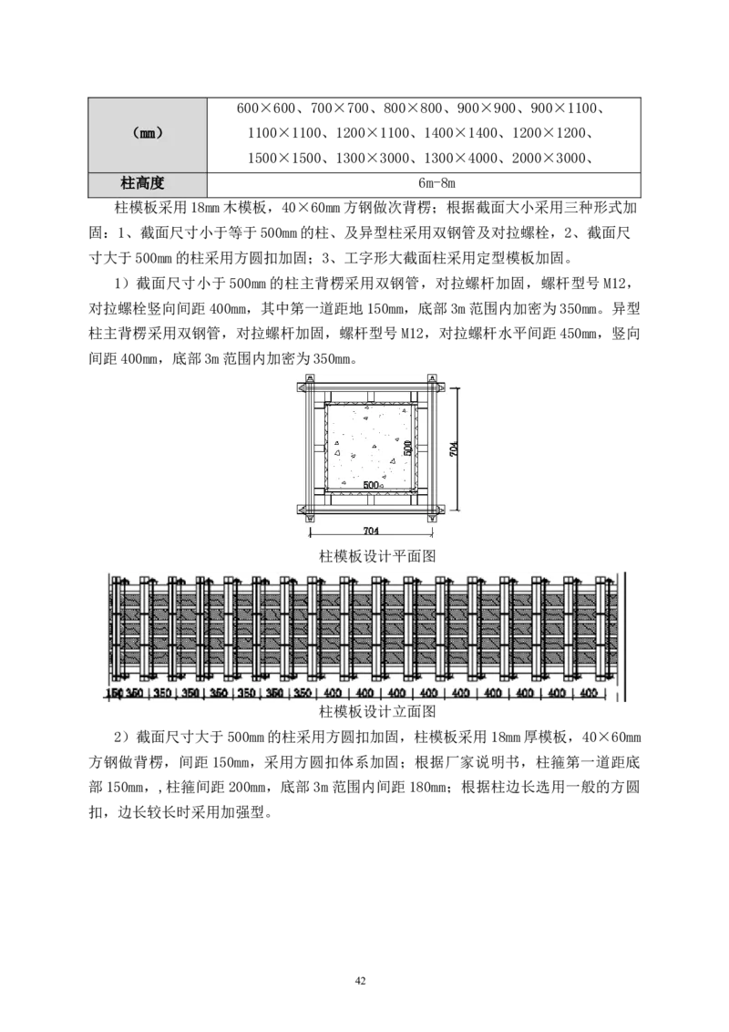 二等奖-万达茂高大模板支撑体系施工方案-一公司_2021-2023年优秀施组方案_施工方案_万达茂高大模板支撑体系施工方案
