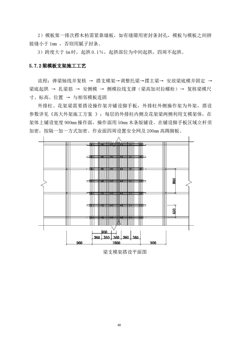二等奖-万达茂高大模板支撑体系施工方案-一公司_2021-2023年优秀施组方案_施工方案_万达茂高大模板支撑体系施工方案
