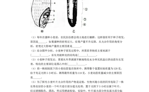 2019年山东省枣庄市中考生物试卷真题（含解析）_中考真题_8.生物中考真题2015-2024年_地区卷_山东省_枣庄生物10-22缺20