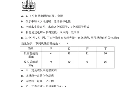 2017年江苏省徐州市中考化学试题及答案_中考真题_5.化学中考真题2015-2024年_地区卷_江苏省_徐州中考化学08-22