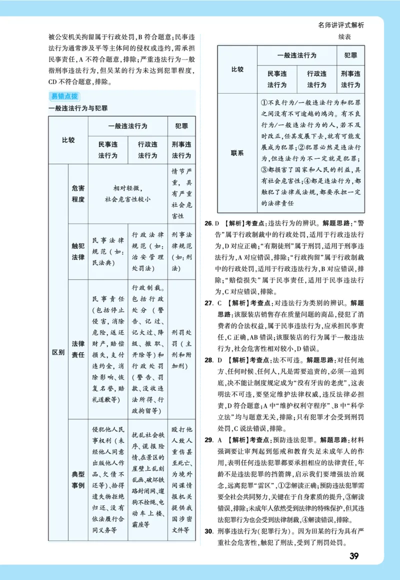 名师讲评式解析_2026万唯系列预习复习_2026版初中《万唯》中考真题分类与新考法（语数外物历道生）_2026万唯中考道法分类与新考法
