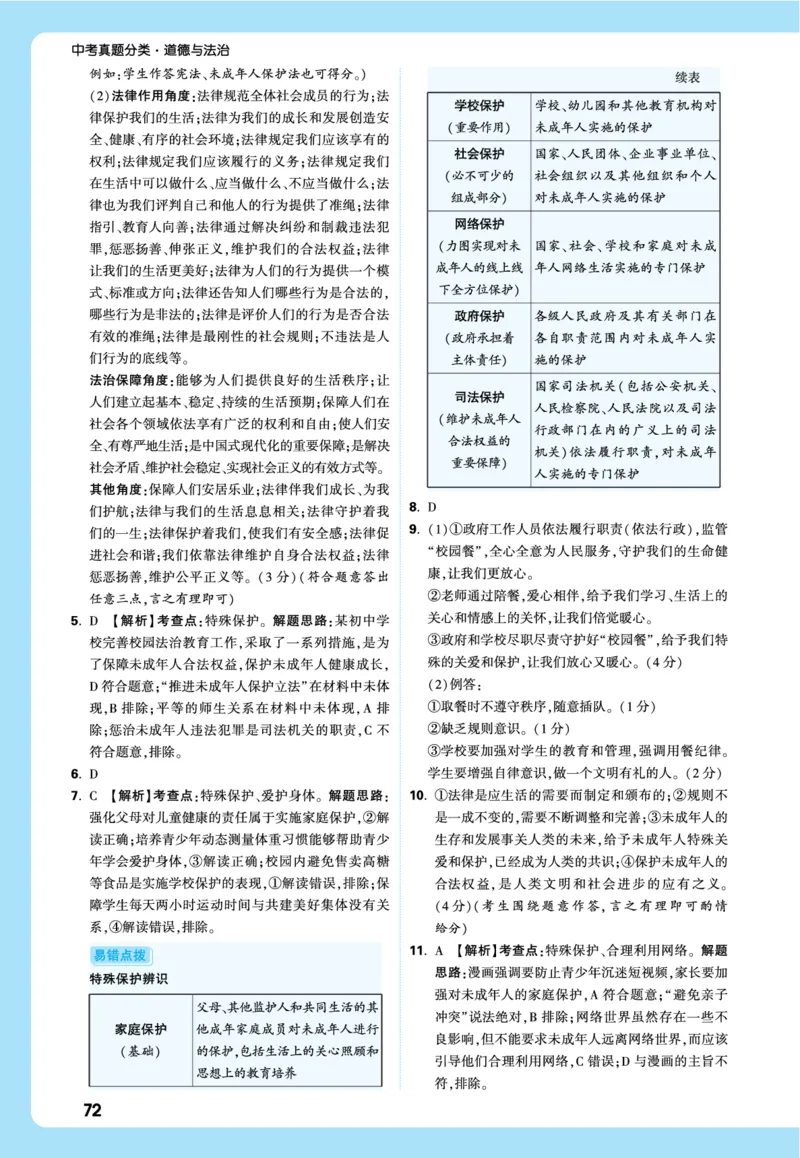 名师讲评式解析_2026万唯系列预习复习_2026版初中《万唯》中考真题分类与新考法（语数外物历道生）_2026万唯中考道法分类与新考法
