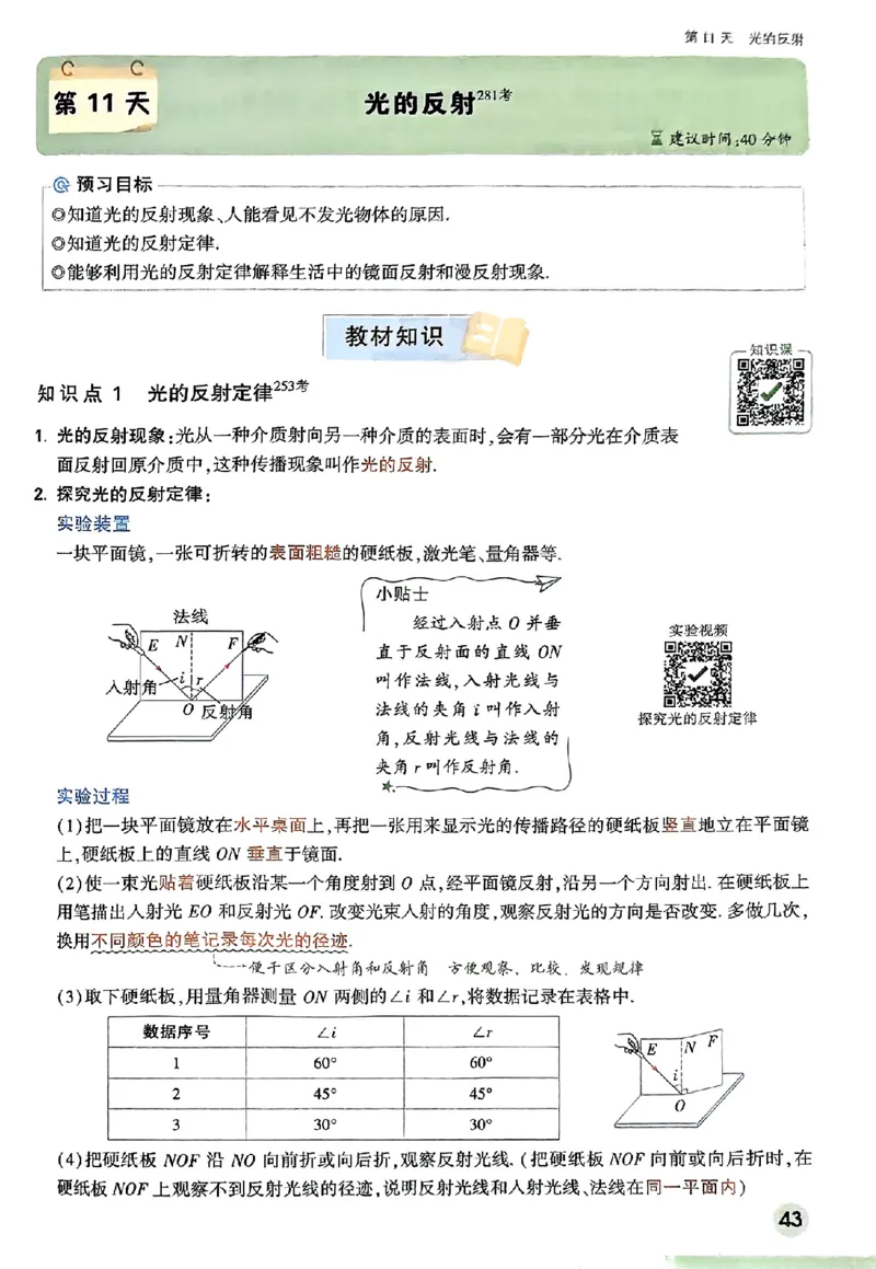 初二预习物理_2026万唯系列预习复习_2026版初中《万唯预习课》8年级上册（语文、英语、物理）（人教）_2026版初中《万唯预习课》8年级上册（物理）