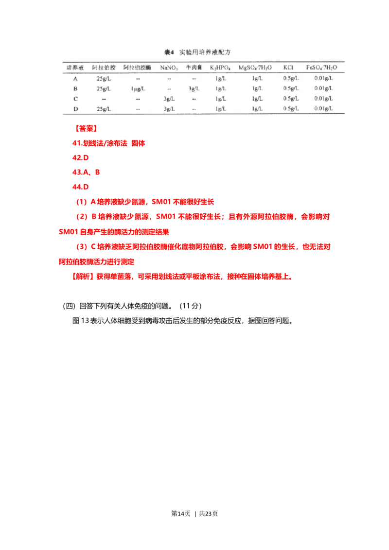 2013年高考生物试卷（上海）（解析卷）_1.高考2025全国各省真题+答案_01.2008-2024全国高考真题（按省份分类）_31.上海_2008-2022&middot;（上海）生物高考真题