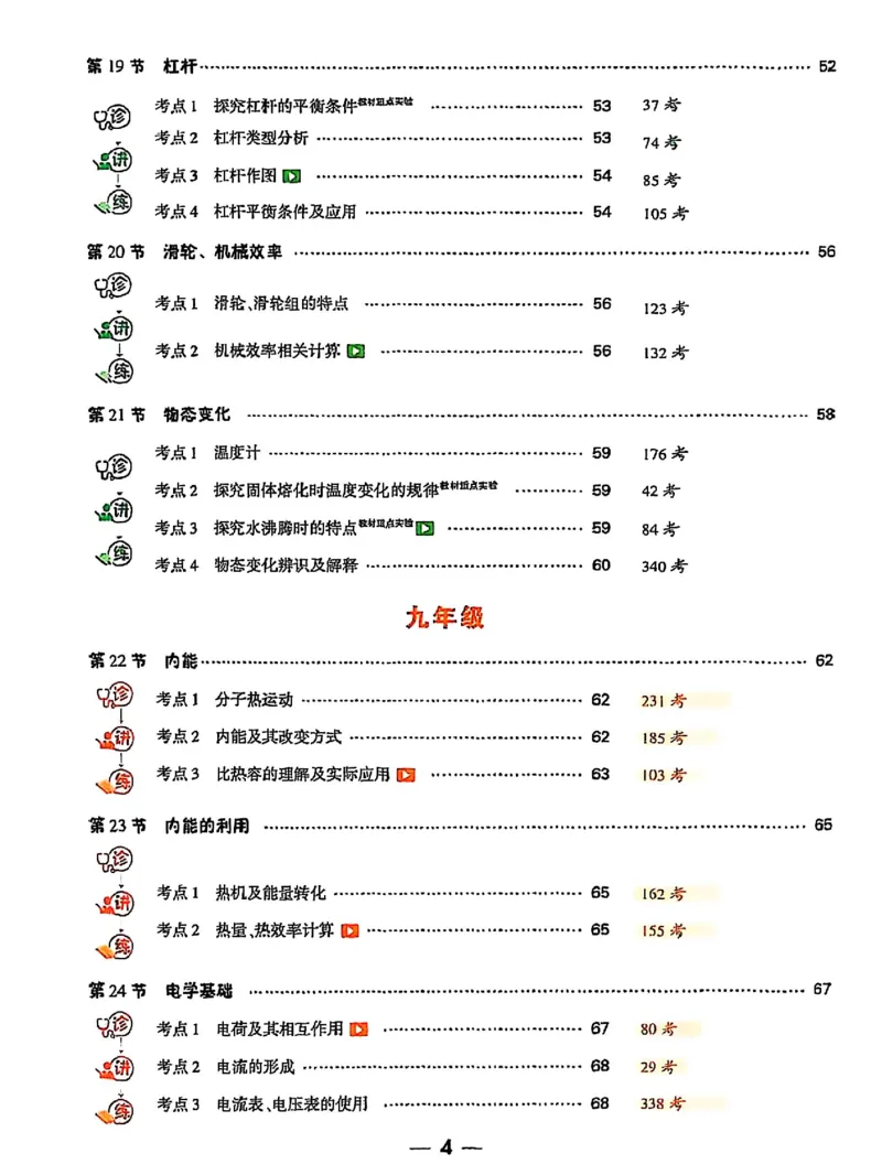 物理_2026万唯系列预习复习_2026版初中《万唯早复习》中考物理