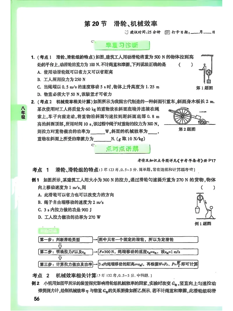 物理_2026万唯系列预习复习_2026版初中《万唯早复习》中考物理