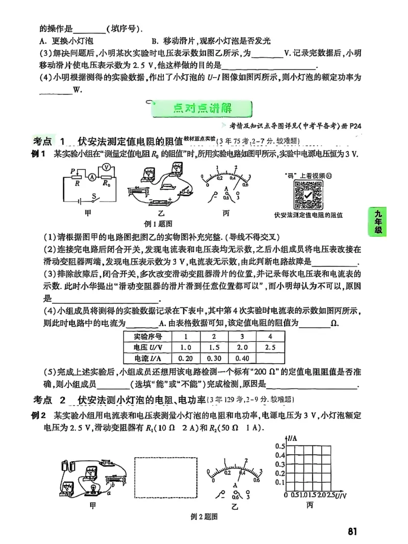物理_2026万唯系列预习复习_2026版初中《万唯早复习》中考物理
