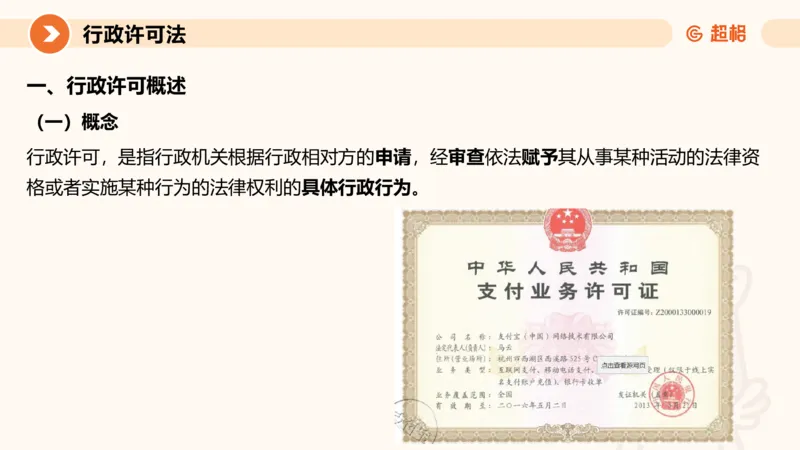 5行政许可法ppt_20241114143043_2026考公资料_（05）超格_行测申论2025超格合集(行测&申论&政治理论)_行政执法2025公务员笔试行政执法专业课（适用山东、广东等行政执法类岗位）_讲义