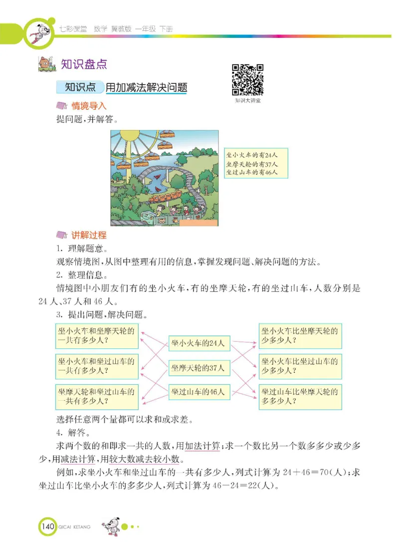 数学-冀教版一年级下册课堂全解_一年级上下册资料_小学一年级学习资料-25年更新版_1-04、小学一年级数学下册_1-4-3、课件、讲义、教案、教材讲解