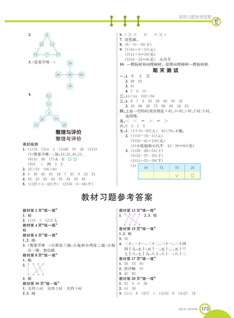 数学-冀教版一年级下册课堂全解_一年级上下册资料_小学一年级学习资料-25年更新版_1-04、小学一年级数学下册_1-4-3、课件、讲义、教案、教材讲解