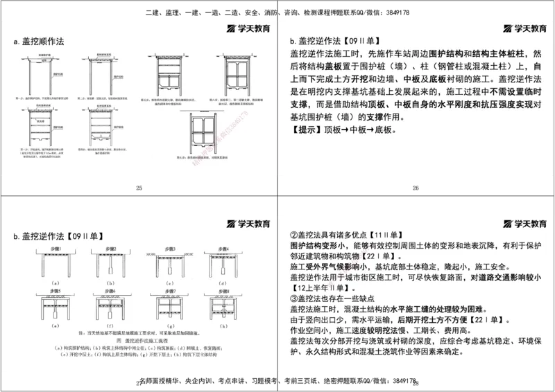 05.2025年一建直播带学第3章城市隧道工程与城市轨道交通工程（黑白打印版）_2026年一级建造师_2026年一建市政_2025年一建市政SVIP_02-基础精讲✿高端面授✿深度强化_--配套讲义--