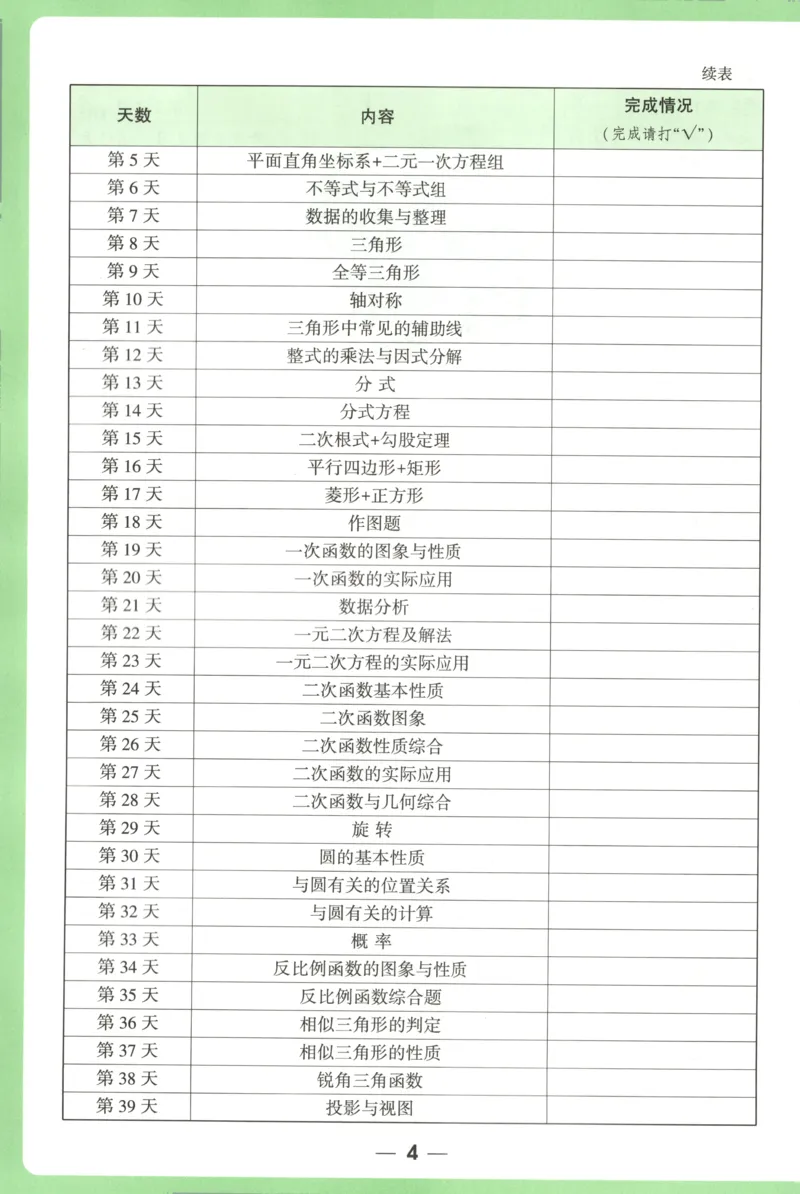 中考早备考_2026万唯系列预习复习_2026版初中《万唯早复习》中考数学