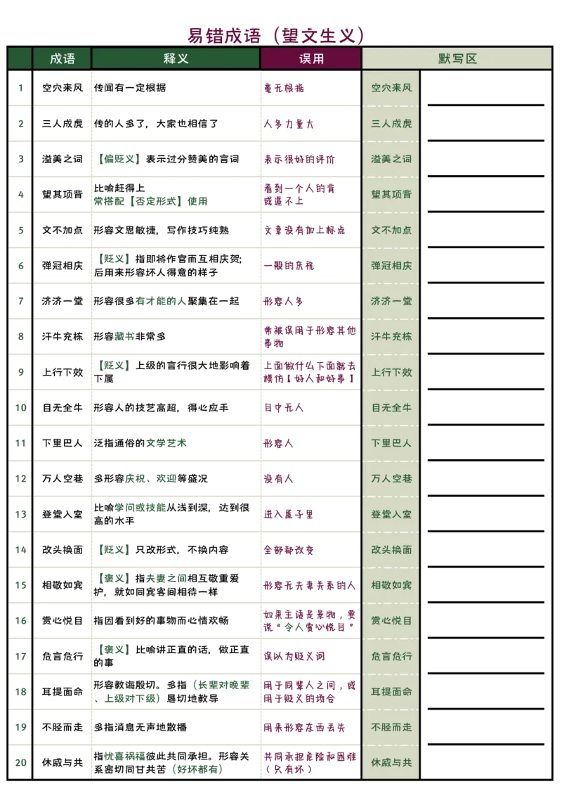 花生言语理解笔记_2026考公资料_（01）花生十三_0726花生行测笔记Q版无水印