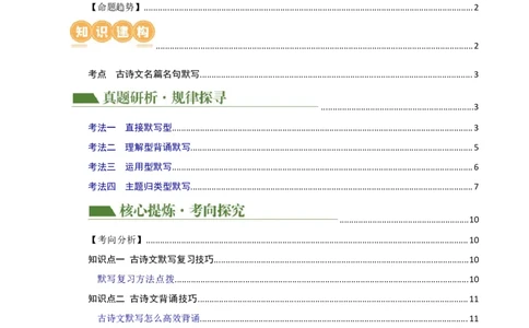 专题07名篇名句默写（讲练）（全国通用）（原卷版）_120中考语文全套复习_中考语文复习总复习_二轮复习资料_完2024年中考语文二轮复习课件+讲义+练习（全国通用）_配套讲练