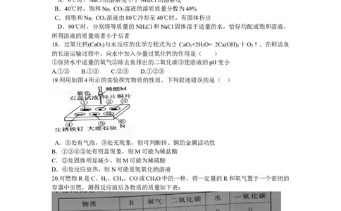 2018年江苏省常州市中考化学试卷及答案_中考真题_5.化学中考真题2015-2024年_地区卷_江苏省_江苏常州中考化学08-22