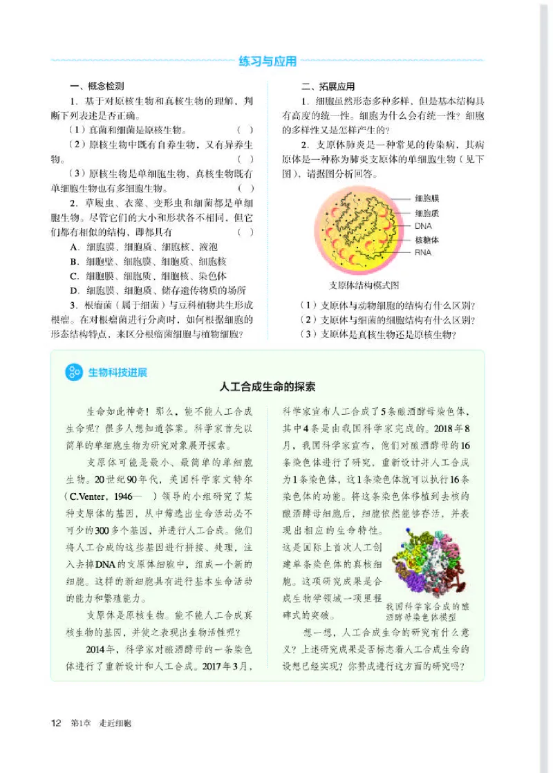 人教版生物必修1高清教材_4-教培资料-26年最新资料-同步更新_初中高中教资_03科三专项（进去保存报考的学科即可）_02科三专项（笔记真题思维导图教学设计版本二）