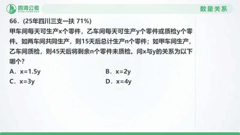 25下半年国考套卷一期卷7言语理解+数量关系_2026考公资料_（01）花生十三_02套题班2026年花生十三行测申论套题一期_行测（课程解析）⭐⭐⭐_PPT