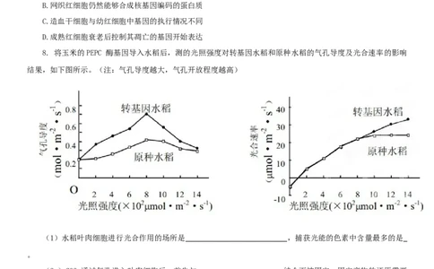 2013年高考生物试卷（四川）（空白卷）_1.高考2025全国各省真题+答案_01.2008-2024全国高考真题（按省份分类）_18.四川_2008-2024&middot;（四川）生物高考真题