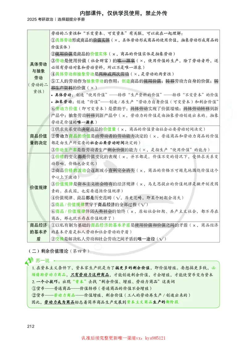 25苏一提分手册：马原第1-4章（上下篇）_2026考公资料_（49）政治理论合集_政治理论合集_2025考研政治_05.苏一_04.救命课程_00.课件资料_冲刺救命课&mdash;&mdash;马原资料