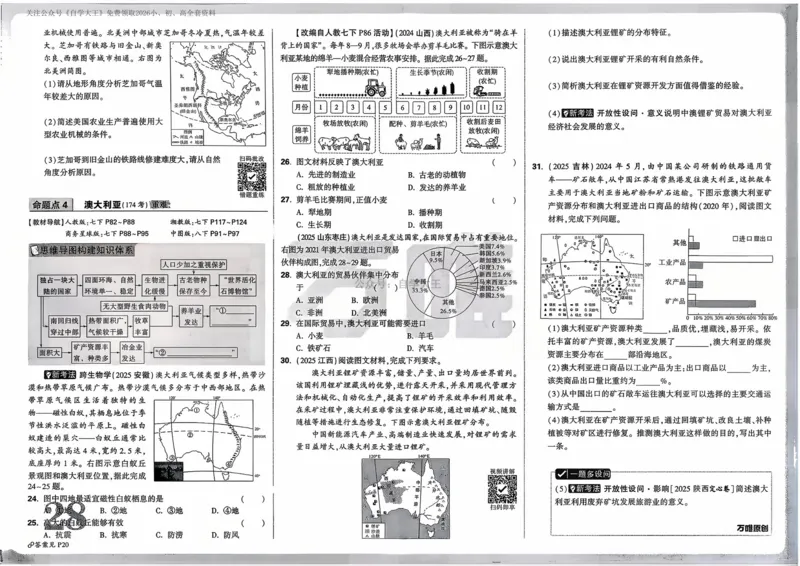 地理_2026万唯系列预习复习_2026版初中《万唯中考真题》分类与新考法（化学地理）_地理