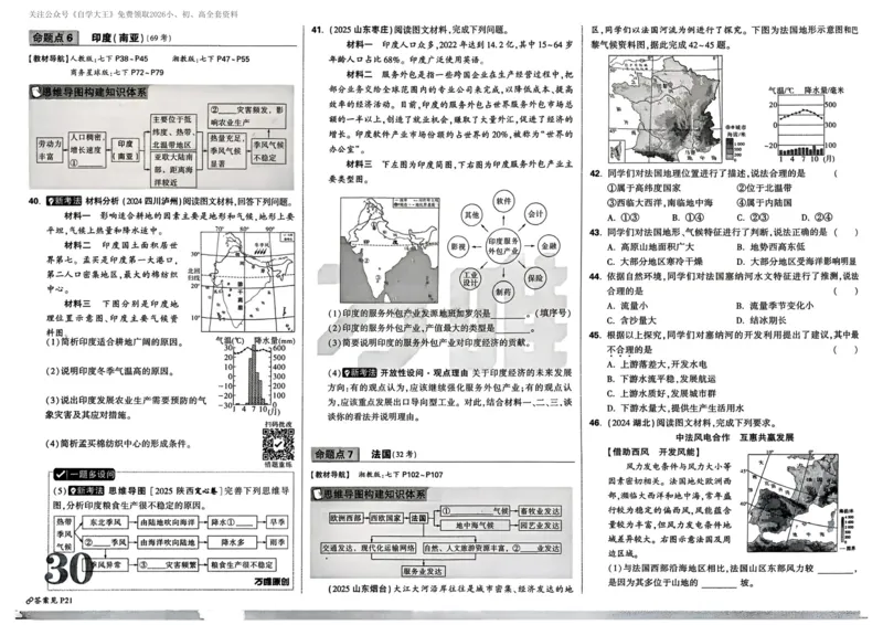 地理_2026万唯系列预习复习_2026版初中《万唯中考真题》分类与新考法（化学地理）_地理