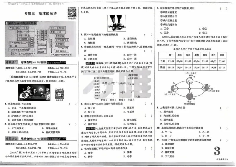 地理_2026万唯系列预习复习_2026版初中《万唯中考真题》分类与新考法（化学地理）_地理
