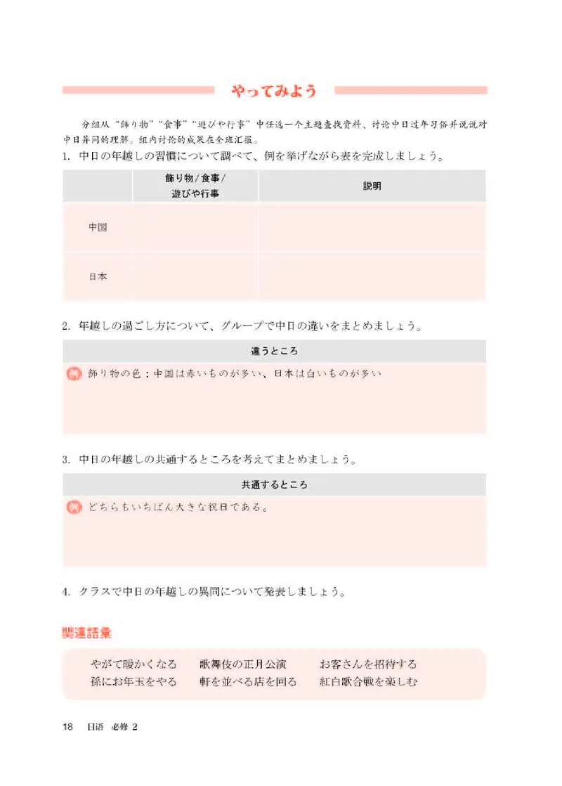 人教版日语必修第二册高清教材_4-教培资料-26年最新资料-同步更新_初中高中教资_03科三专项（进去保存报考的学科即可）_02科三专项（笔记真题思维导图教学设计版本二）