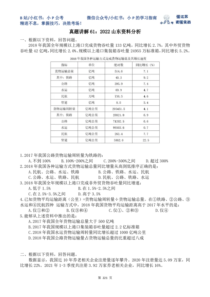 真题讲解61-68题目_2026考公资料_（12）小p公考_2025合集_行测小p公考（P神）公众号：上岸总站_资料分析刷题课（持续更新）_讲义