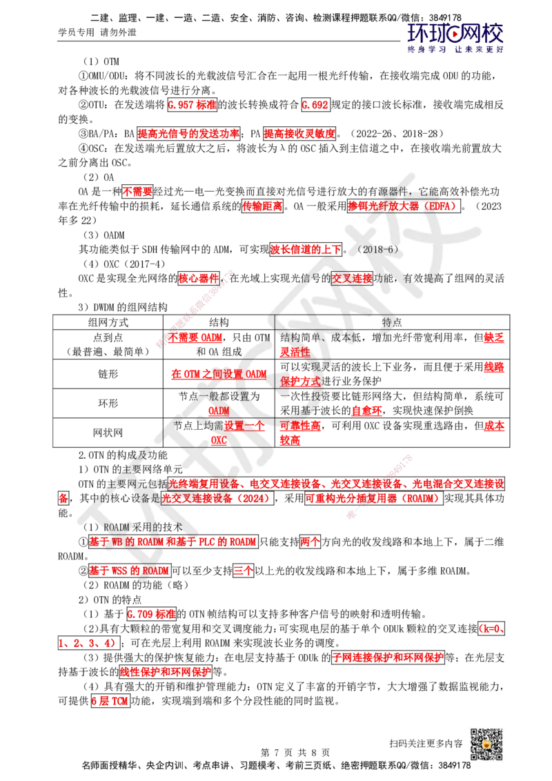 02.第2讲-12光纤传输系统_2026年一级建造师_2026年一建通信_2025年一建通信SVIP_02-基础精讲✿高端面授✿深度强化_08-通信《考点精讲班》杨鹏HQ