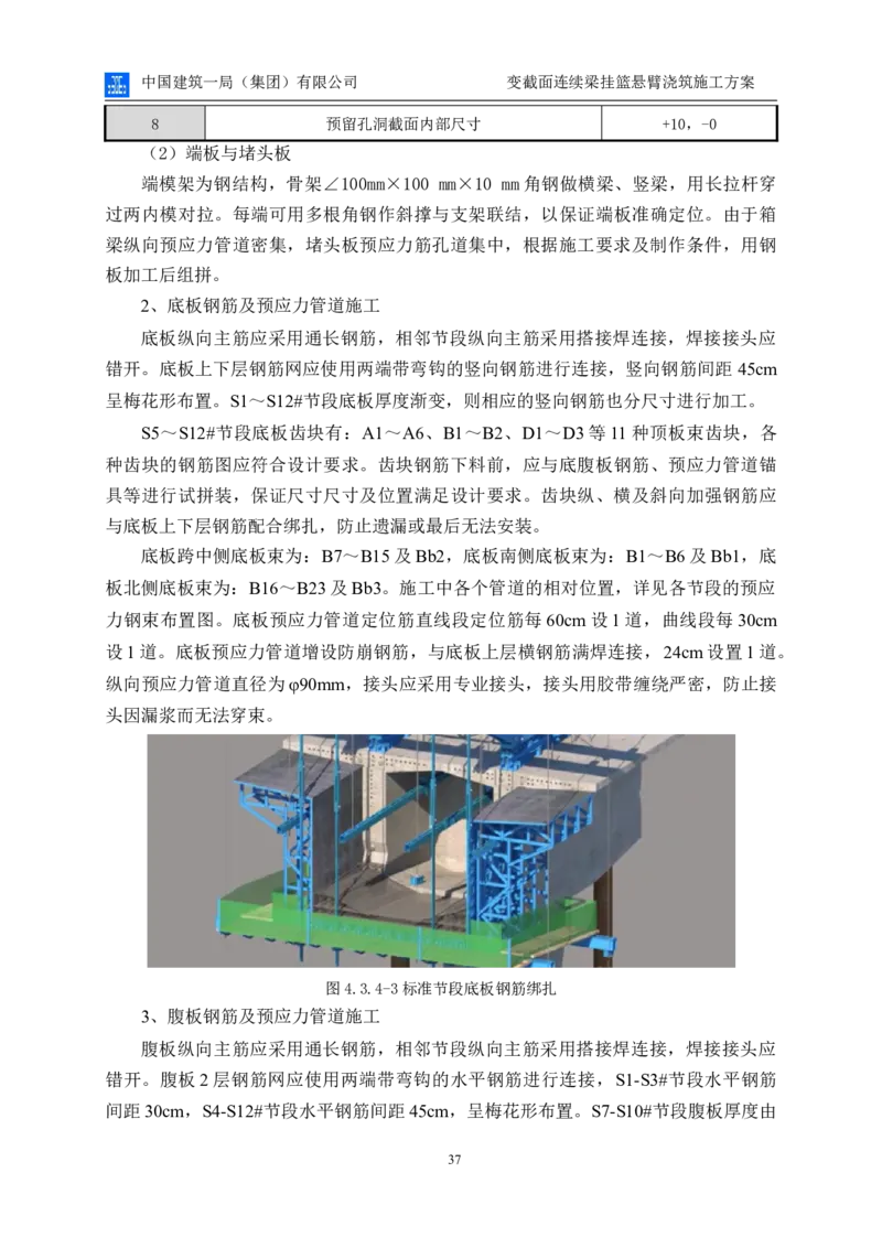 变截面连续梁挂篮悬臂浇筑施工方案_2021-2023年优秀施组方案_施工方案_方案06-变截面连续梁挂篮悬臂浇筑施工方案_1、施工方案正文