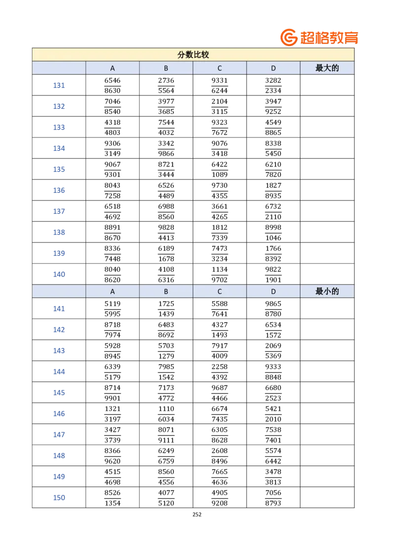 老牟深算之速算大练兵课程基础速算-题本合集_2026考公资料_（05）超格_2026牟立志老牟深算之速算大练兵题本+解析