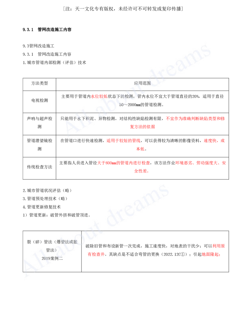 2025-91-第9章-9.2、9.3-桥梁改造施工、管网改造施工_2026年一级建造师_2026年一建市政_2025年一建市政SVIP_02-基础精讲✿高端面授✿深度强化_10-市政《天一精讲班》潘旭、董雨佳KL