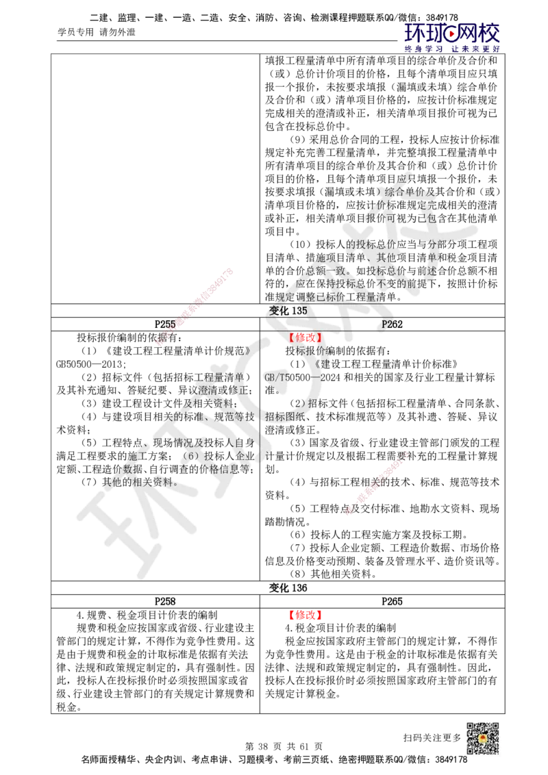 2025《建设工程经济》教材对比明细_2026年一级建造师_2026年一建经济_2025年一建经济SVIP_02-基础精讲✿高端面授✿深度强化_13-经济《备考指导班》张涌HQ