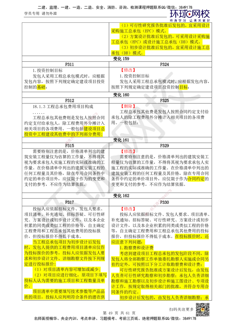 2025《建设工程经济》教材对比明细_2026年一级建造师_2026年一建经济_2025年一建经济SVIP_02-基础精讲✿高端面授✿深度强化_13-经济《备考指导班》张涌HQ