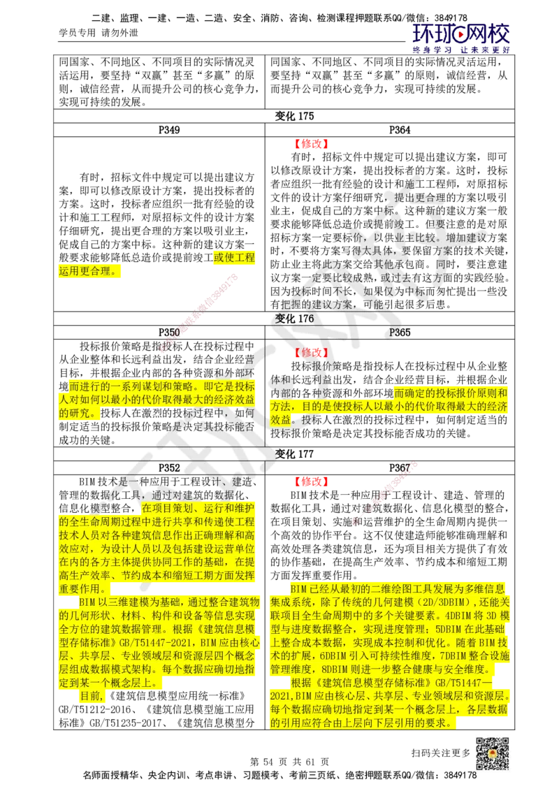2025《建设工程经济》教材对比明细_2026年一级建造师_2026年一建经济_2025年一建经济SVIP_02-基础精讲✿高端面授✿深度强化_13-经济《备考指导班》张涌HQ
