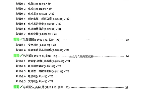 知识梳理_2026万唯系列预习复习_2026版初中《万唯早复习》中考物理