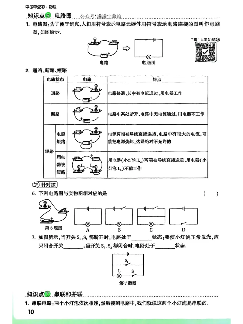 知识梳理_2026万唯系列预习复习_2026版初中《万唯早复习》中考物理