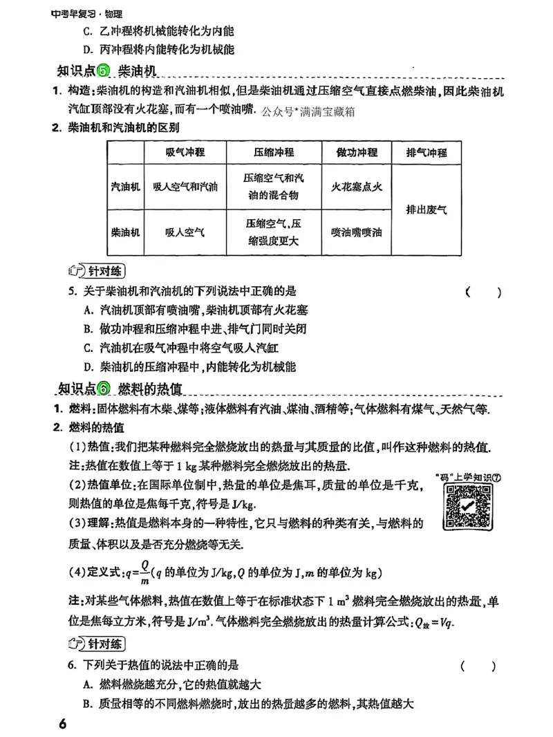 知识梳理_2026万唯系列预习复习_2026版初中《万唯早复习》中考物理
