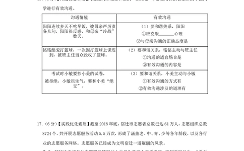 2019年江苏省宿迁市中考政治试题及答案_中考真题_7.政治中考真题2015-2024年_地区卷_江苏省_宿迁中考思想品德07-21