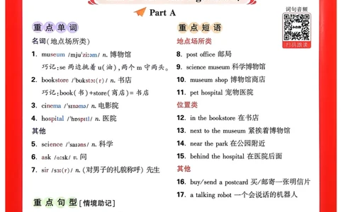 小白鸥情境题同步课时练PEP英语6年级上册：单元知识晨读晚记_2026万唯系列预习复习_2026版小学《万唯小白鸥情景题》3-6年级上册（数学、英语）（人教）