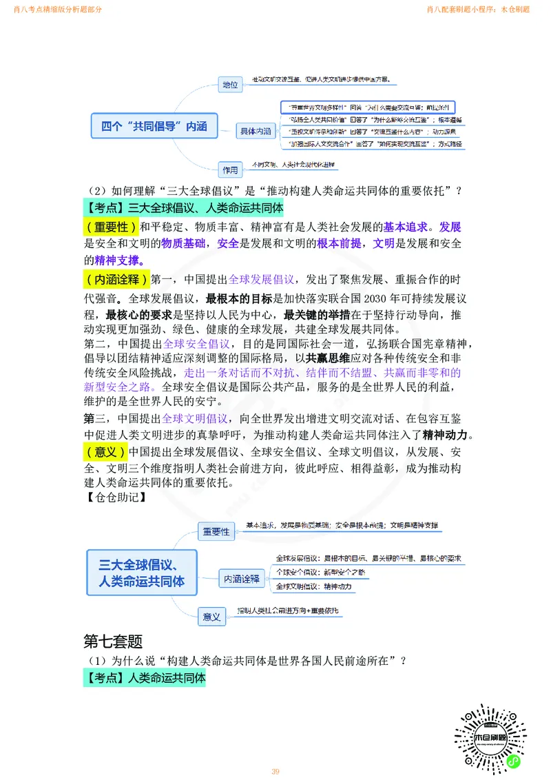 肖八考点精缩版分析题部分_2026考公资料_（49）政治理论合集_政治理论合集_2025考研政治pdf（笔记）_肖秀荣考研政治_24肖秀荣_24肖八背诵版_木仓